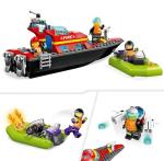 Gothic Fire Rescue Boat LEGO Set with Minifigures