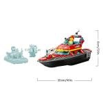 Gothic Fire Rescue Boat LEGO Set with Minifigures