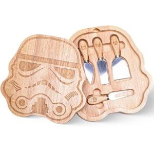 Original Stormtrooper Cheeseboard Set with 3 Cheese Knives