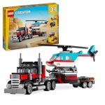 Gothic LEGO 3in1 Flatbed Truck & Helicopter Set
