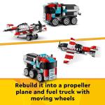 Gothic LEGO 3in1 Flatbed Truck & Helicopter Set