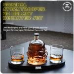Original Stormtrooper Decanter Set with 2 Whiskey Glasses