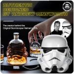 Original Stormtrooper Decanter Set with 2 Whiskey Glasses