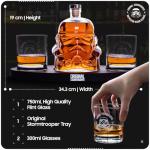 Original Stormtrooper Decanter Set with 2 Whiskey Glasses
