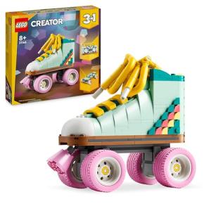 Retro Roller Skate, Skateboard & Boom Box Set