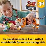 Majestic Tiger 3-in-1 Lego Set for Kids
