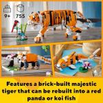 Majestic Tiger 3-in-1 Lego Set for Kids