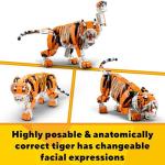 Majestic Tiger 3-in-1 Lego Set for Kids