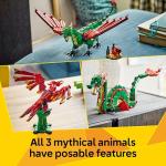 Gothic Dragon, Sea Serpent, and Phoenix LEGO Set