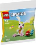 Gothic Bunny LEGO Set with Colourful Eggs