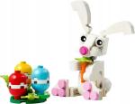 Gothic Bunny LEGO Set with Colourful Eggs