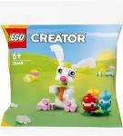 Gothic Bunny LEGO Set with Colourful Eggs