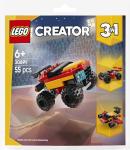 Gothic Monster Truck LEGO Building Set 55 Pieces