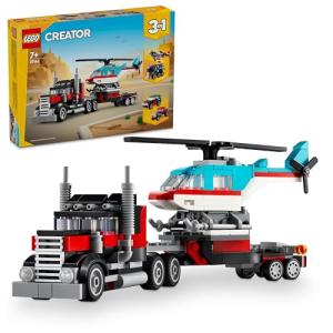 Gothic LEGO 3in1 Flatbed Truck & Helicopter Set