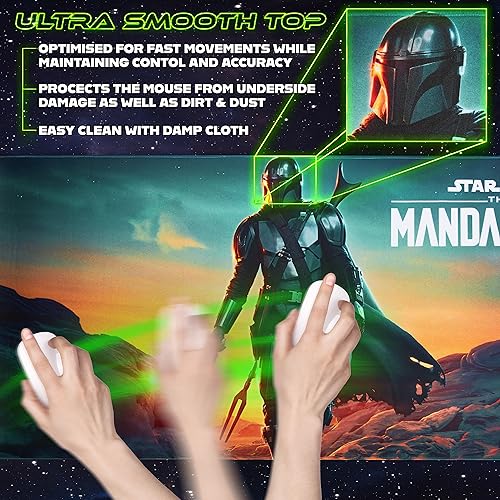 Baby Yoda & Stitch Gothic Desk Mat Combo