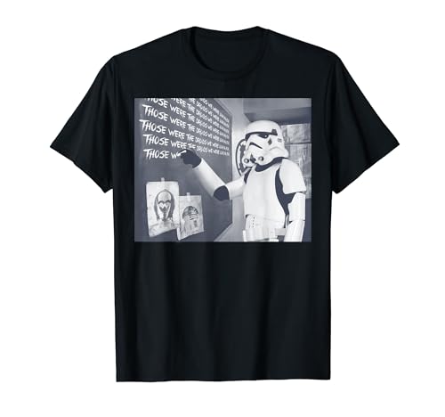 Stormtrooper In Detention Those Were The Droids Tee