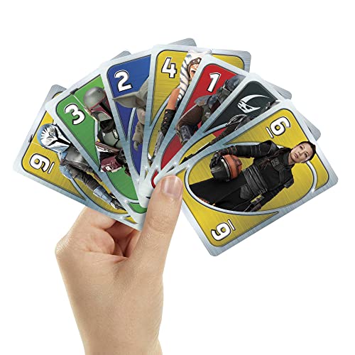Star Wars Mandalorian Themed Uno in Tin, Ages 7+
