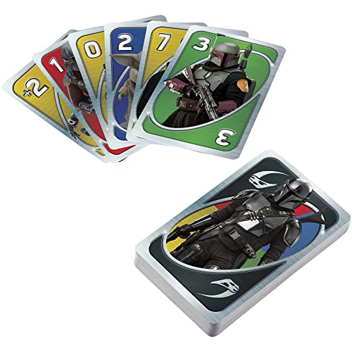 Star Wars Mandalorian Themed Uno in Tin, Ages 7+