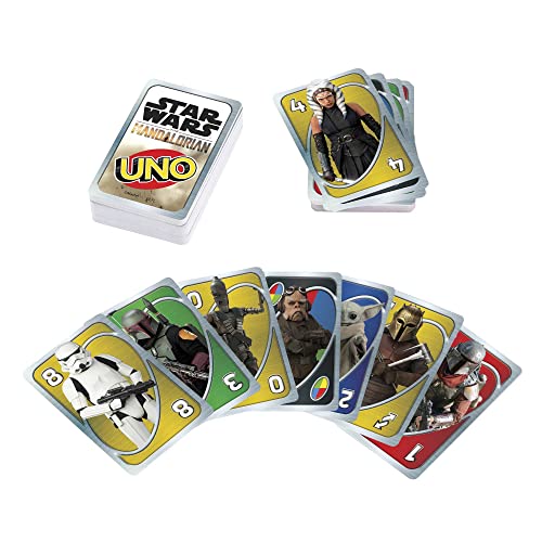 Star Wars Mandalorian Themed Uno in Tin, Ages 7+