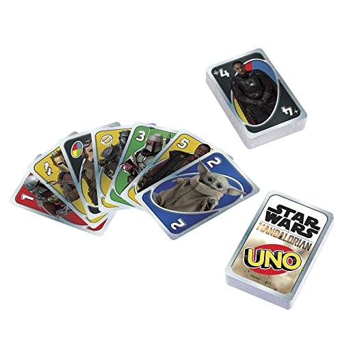 Star Wars Mandalorian Themed Uno in Tin, Ages 7+