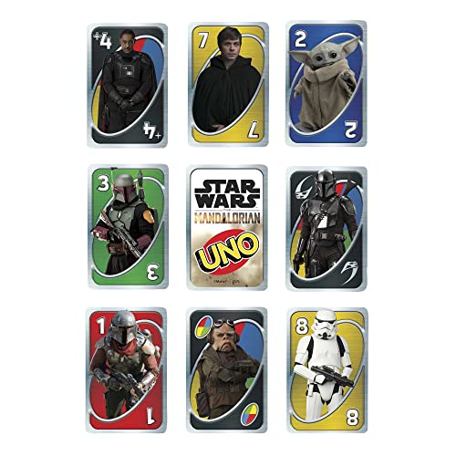 Star Wars Mandalorian Themed Uno in Tin, Ages 7+