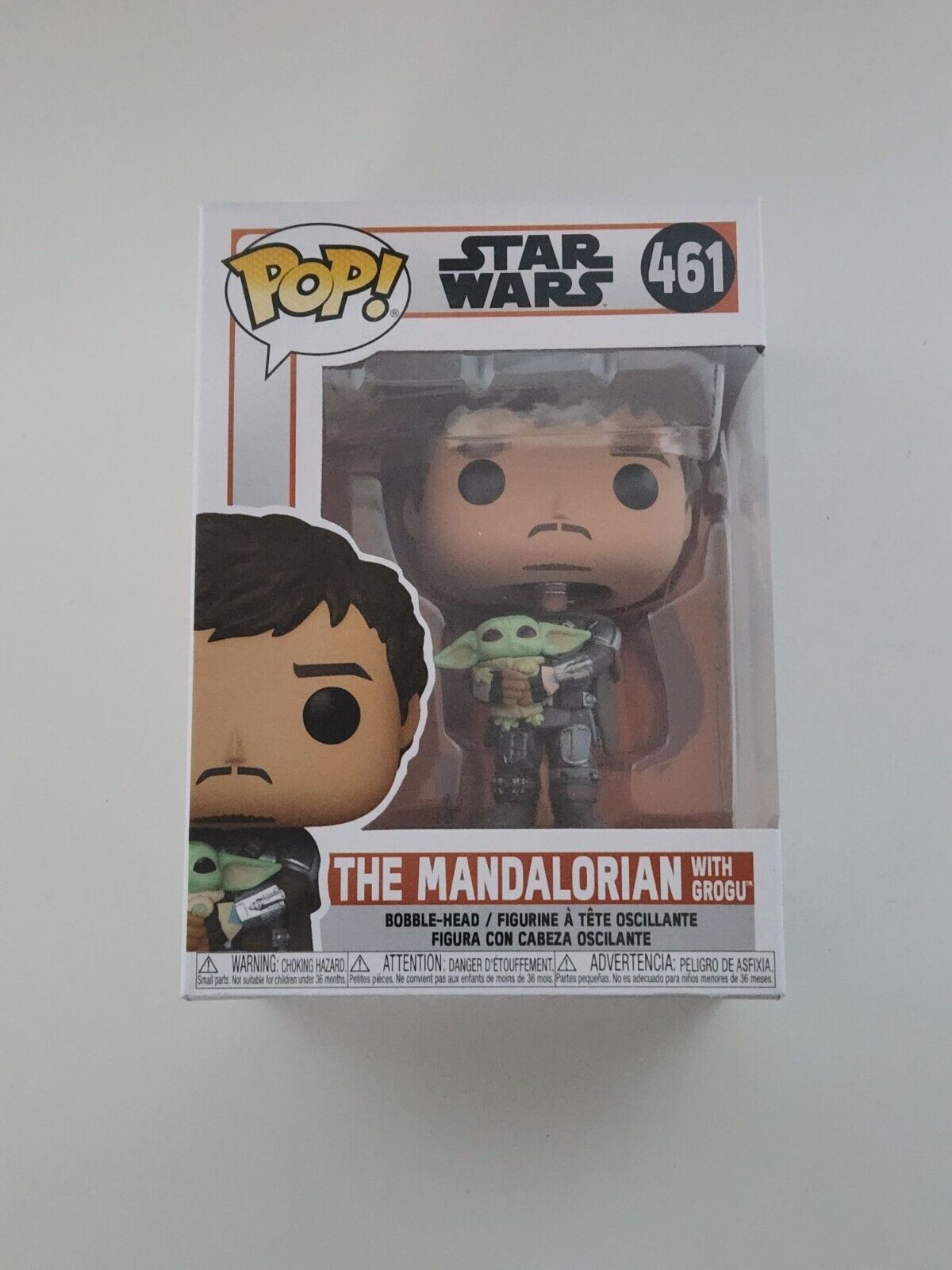 Star Wars Funko Pop: Mando & Baby Yoda Vinyl Figure