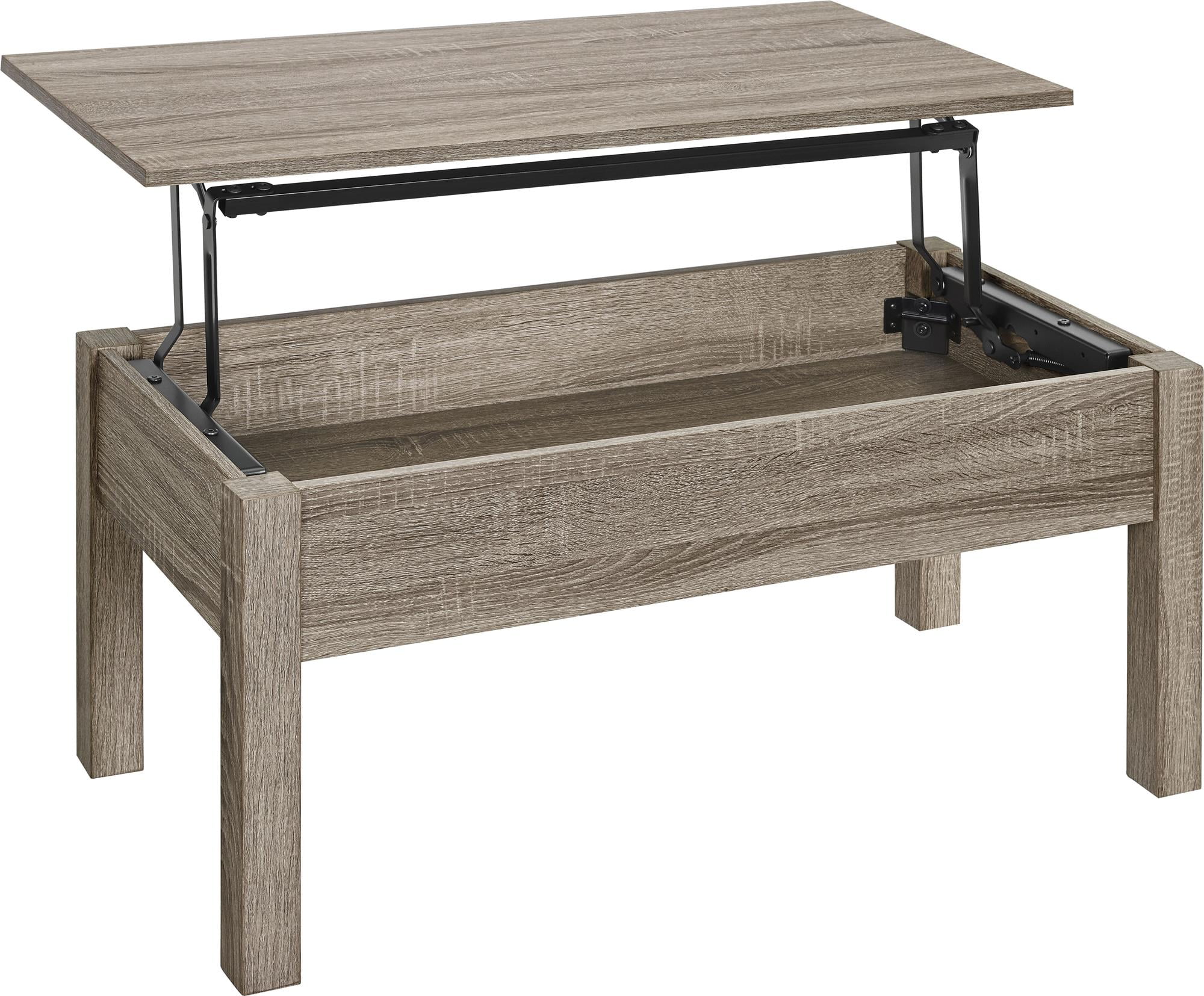 Mainstays Parson's Lift-Top Coffee Table, Sonoma Oak