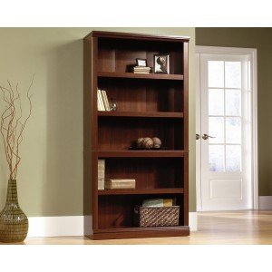 Sauder Select 5-Shelf Bookcase, Abbey Oak Finish