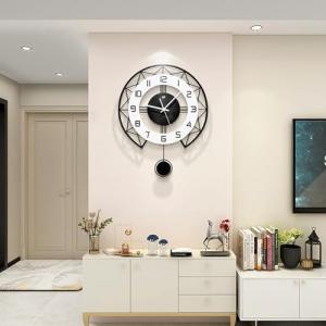 Modern 17 Inch Pendulum Wall Clock for Home