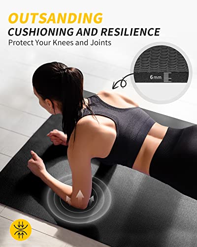 Extra Large Non-Slip Yoga Mat for Men and Women