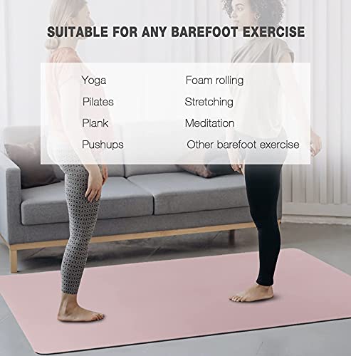 Extra Wide TPE Yoga Mat for Home Gym