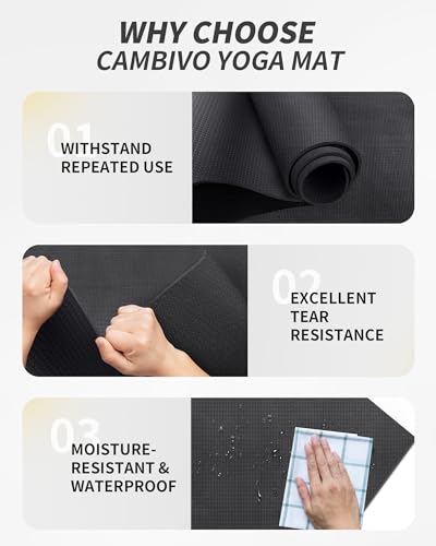 Extra Large Non-Slip Yoga Mat for Men and Women