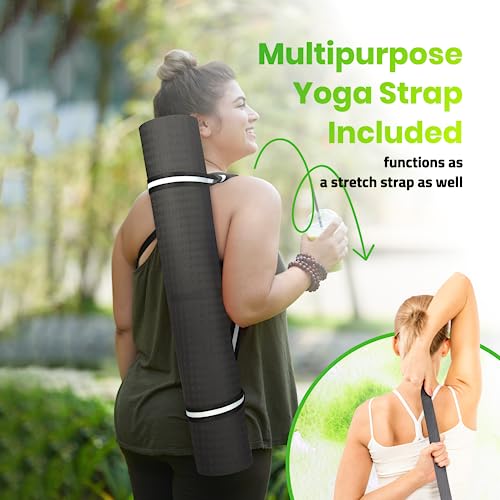 Gogokiwi Extra Wide Yoga Mat with Alignment Marks