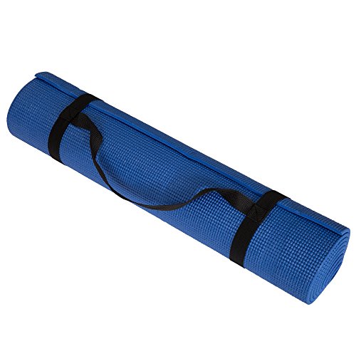 Double Sided Yoga Mat 1/4-Inch Workout Exercise Pad