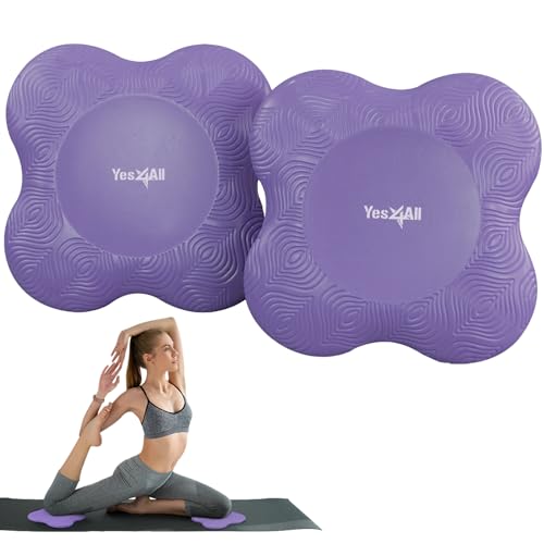 Yes4All Extra Thick Anti-Slip Yoga Hand Pads, Purple