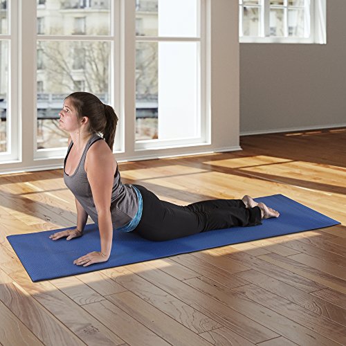 Double Sided Yoga Mat 1/4-Inch Workout Exercise Pad