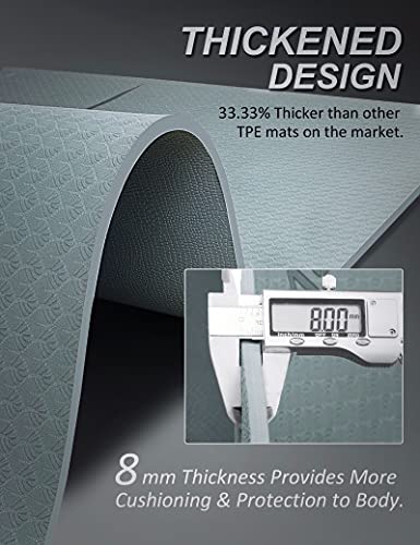 Premium Double-Sided Non-Slip Yoga Hand Pads, 1/3 Inch Thick