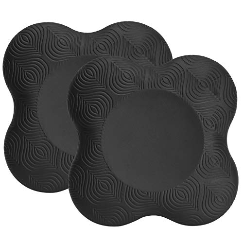 TOBWOLF 2PCS Soft Foam Yoga Knee Pads