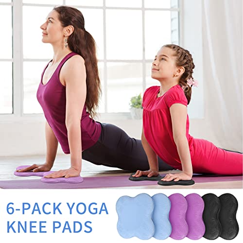 6-Pack Yoga Hand Pads for Men and Women