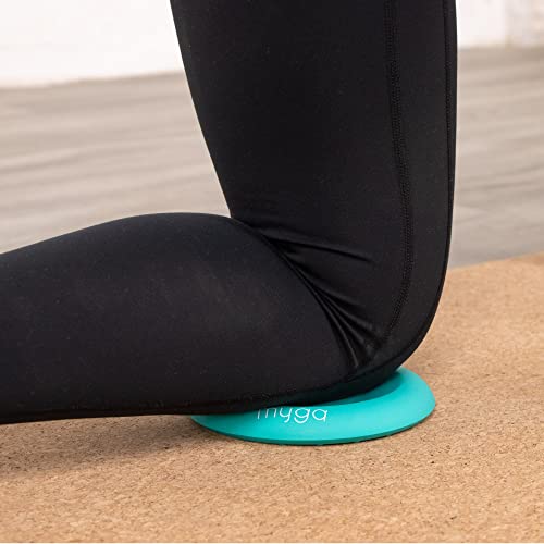 Myga Silicone Jelly Yoga Support Pads - Turquoise