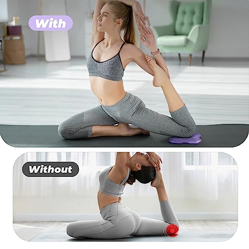 Yes4All Extra Thick Anti-Slip Yoga Hand Pads, Purple
