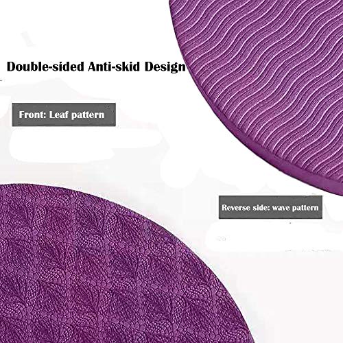 YAIKOAI Yoga Elbow Support Round Pads- Light Blue