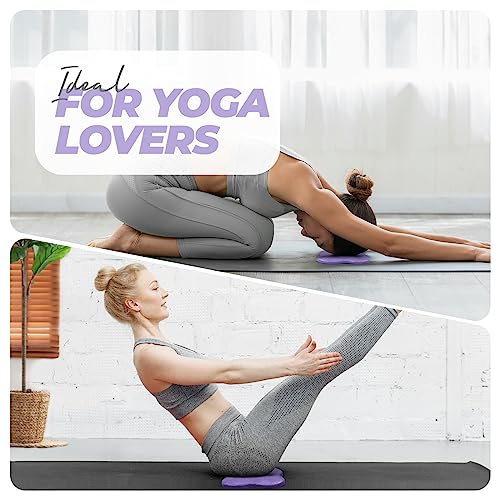 Yes4All Extra Thick Anti-Slip Yoga Hand Pads, Purple