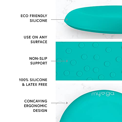 Myga Silicone Jelly Yoga Support Pads - Turquoise