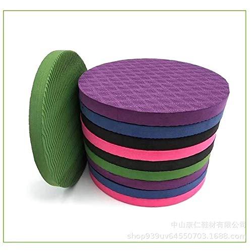 YAIKOAI Yoga Elbow Support Round Pads- Light Blue