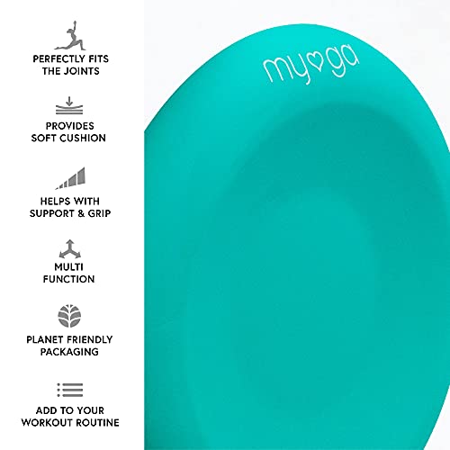 Myga Silicone Jelly Yoga Support Pads - Turquoise