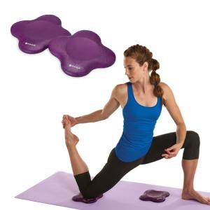 Purple Gaiam Yoga Hand Pads Set - Cushions Knees & Elbows