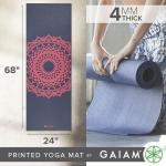 Pink Marrakesh Yoga Mat: Non-Slip, 4mm Thick