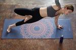 Pink Marrakesh Yoga Mat: Non-Slip, 4mm Thick