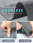 Extra Wide TPE Yoga Mat with Strap